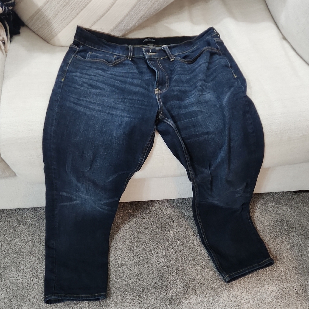 Men's Flag And Anthem Blue Jeans